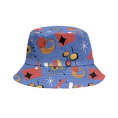 Blue 50s Bucket Hat by NerdySparkleGoth