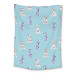 Dalmatians Are Cute Dogs Medium Tapestry by SychEva