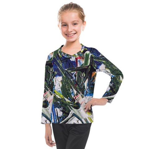 Snow In A City-1-1 Kids  Long Mesh Tee by bestdesignintheworld