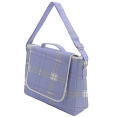 Lighblu Plaid Box Up Messenger Bag by snowwhitegirl