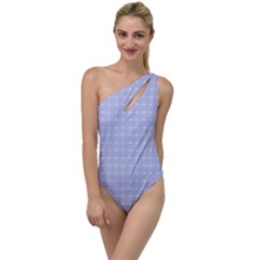 Lighblu Plaid Small To One Side Swimsuit by snowwhitegirl