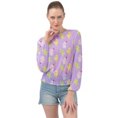 Ffpatternrepeat2 Banded Bottom Chiffon Top by thePastelAbomination