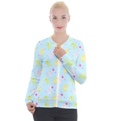 My Adventure Blue Casual Zip Up Jacket by thePastelAbomination