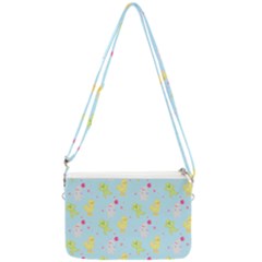 My Adventure Blue Double Gusset Crossbody Bag by thePastelAbomination