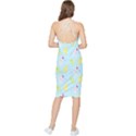 My Adventure Blue Bodycon Cross Back Summer Dress View2