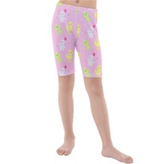 Pastel Adventure Kids  Mid Length Swim Shorts by thePastelAbomination