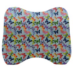 Beautiful Bright Butterflies Are Flying Velour Head Support Cushion by SychEva