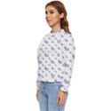 Grey Unicorn Sketchy Style Motif Drawing Pattern Women s Long Sleeve Raglan Tee View2