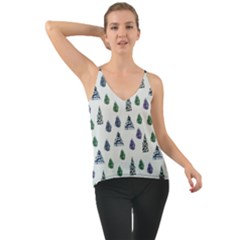 Coniferous Forest Chiffon Cami by SychEva