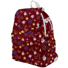Santa Red Top Flap Backpack by NerdySparkleGoth