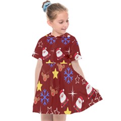 Santa Red Kids  Sailor Dress by NerdySparkleGoth