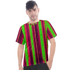 Warped Stripy Dots Men s Sport Top by essentialimage365