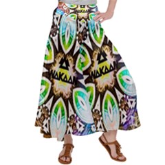 375 Chroma Digital Art Custom Satin Palazzo Pants by Drippycreamart