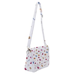 Christmas Elements Shoulder Bag With Back Zipper by SychEva