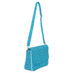 Christmas Elements For The Holiday Shoulder Bag With Back Zipper by SychEva
