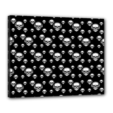 Skullmusician Canvas 20  X 16  (stretched) by Sparkle