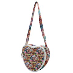 Retro Color Heart Shoulder Bag by Sparkle