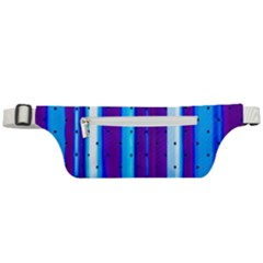 Warped Stripy Dots Active Waist Bag by essentialimage365