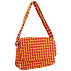 Illusion Blocks Pattern Courier Bag by Sparkle