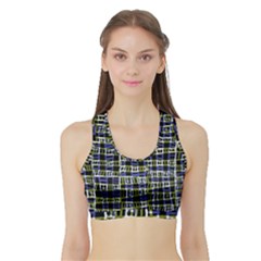 Blocks Illusion Sports Bra With Border by Sparkle