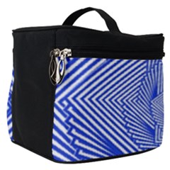 Illusion Waves Pattern Make Up Travel Bag (small) by Sparkle