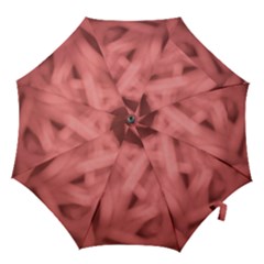 Red Flames Abstract No2 Hook Handle Umbrellas (large) by DimitriosArt