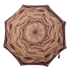 Pink  Waves Abstract Series No5 Hook Handle Umbrellas (small) by DimitriosArt