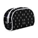Black And White Sketchy Man Portrait Pattern Make Up Case (Small) View1
