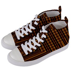 Gradient Women s Mid-top Canvas Sneakers by Sparkle