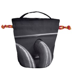 Tubes Of Power Drawstring Bucket Bag by DimitriosArt