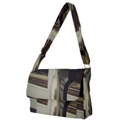 Vintage Design Full Print Messenger Bag (l) by DimitriosArt