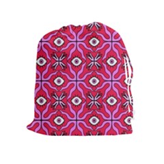 Abstract Illustration With Eyes Drawstring Pouch (xl) by SychEva