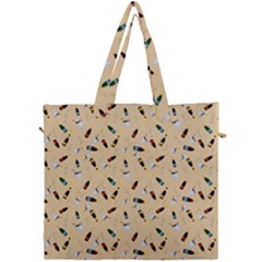 Festive Champagne Canvas Travel Bag by SychEva