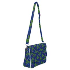 Christmas Trees Shoulder Bag With Back Zipper by SychEva