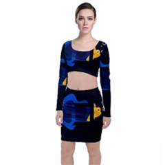Digital Illusion Top And Skirt Sets by Sparkle