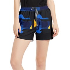 Digital Illusion Women s Runner Shorts by Sparkle