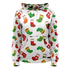 New Year s Multicolored Socks Women s Pullover Hoodie by SychEva