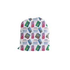 New Year Gifts Drawstring Pouch (small) by SychEva