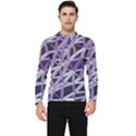 3d Lovely Geo Lines  Iv Men s Long Sleeve Rash Guard View1