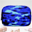 Blue Waves Abstract Series No11 Make Up Pouch (Small) View1