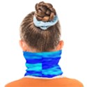 Blue Waves Abstract Series No12 Face Covering Bandana (Kids) View2