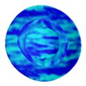 Blue Waves Abstract Series No12 Inside Out Bucket Hat View3
