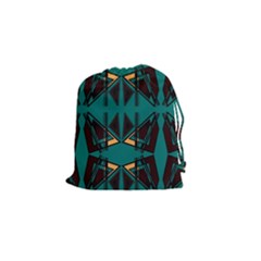 Abstract Geometric Design    Drawstring Pouch (small) by Eskimos