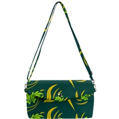 Folk Flowers Print Floral Pattern Ethnic Art Removable Strap Clutch Bag by Eskimos