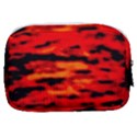 Red  Waves Abstract Series No16 Make Up Pouch (Small) View2