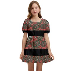Floral Kids  Short Sleeve Dolly Dress by Sparkle