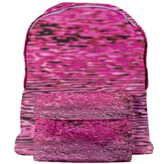 Pink  Waves Flow Series 1 Giant Full Print Backpack by DimitriosArt