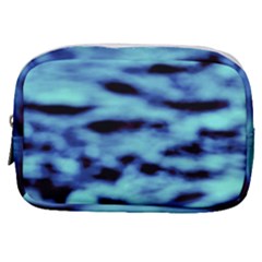 Blue Waves Flow Series 4 Make Up Pouch (small) by DimitriosArt