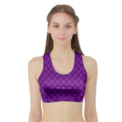 Digital Illusion Sports Bra With Border by Sparkle