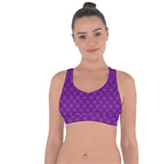 Digital Illusion Cross String Back Sports Bra by Sparkle